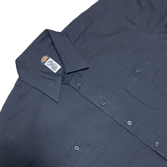 Dickies Mens Black Work Shirt Size Extra Large - Picture 1 of 4